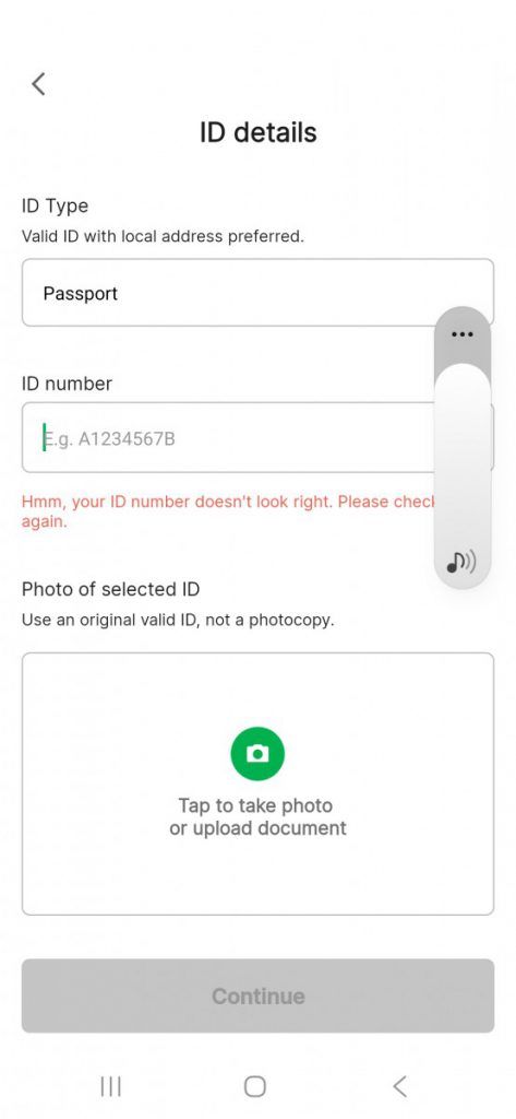 필리핀 그랩 여권 인증